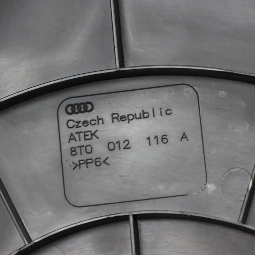 Audi A5 8T Maletero Rueda de Repuesto Cubierta Batería Panel - SKU 8T0012116A - Número de pieza 8T0012116A