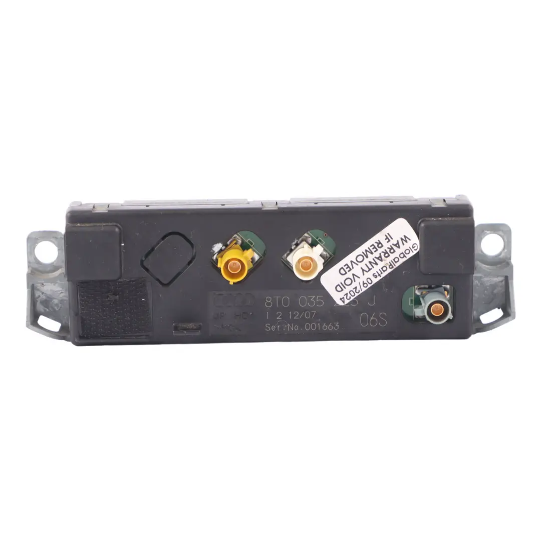 Antenna Aerial Amplifier Module Control Unit to Audi A5 8T with Part number 8T0035225J Audi A5 8T Antenna Aerial Amplifier Module Control Unit - SKU 8T0035225J - Part number 8T0035225J