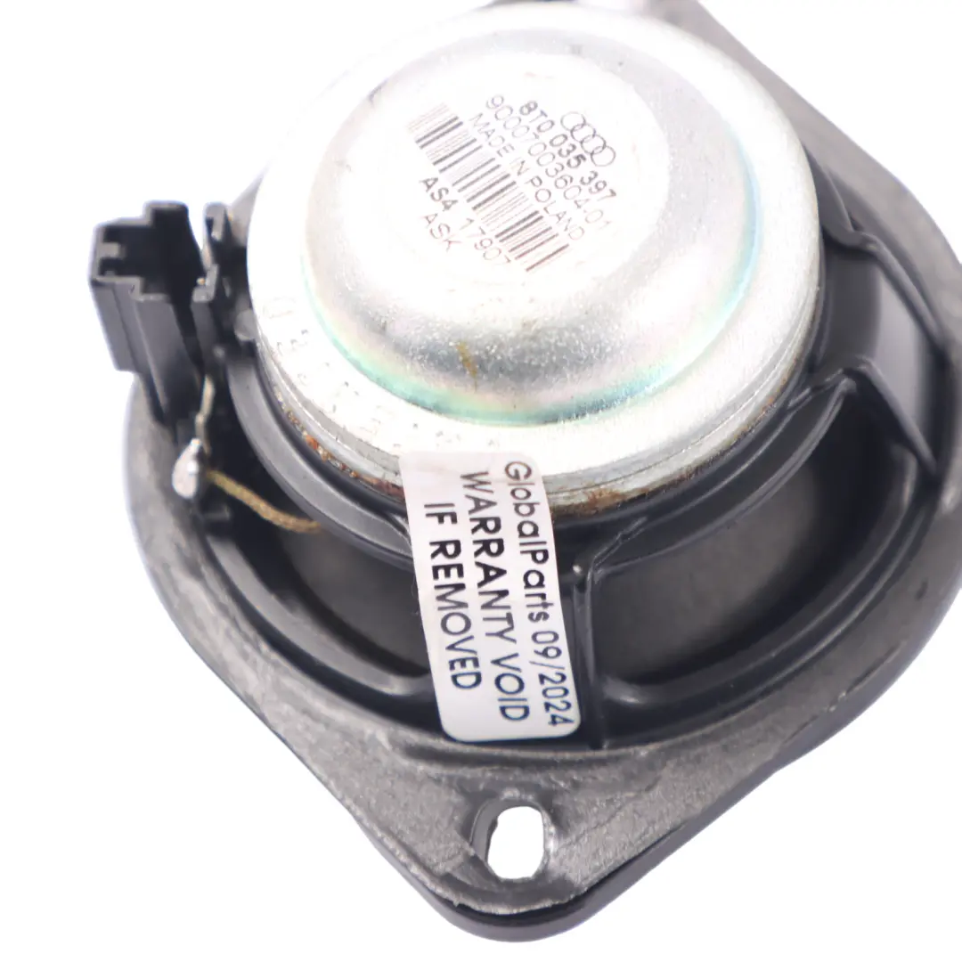 Salpicadero Sonido Audio Altavoz Dash Center Audi A5 8T - SKU 8T0035397 - Número de pieza 8T0035397