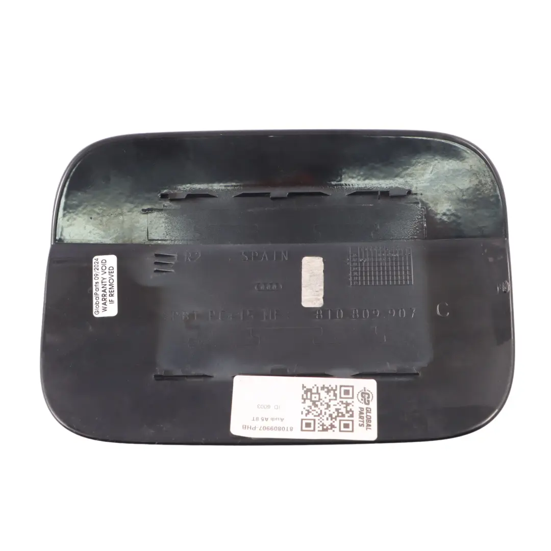 Audi A5 8T Fuel Filler Fill Flap Cover Cap Phantom Black - Z9Y 8T0809907 - SKU 8T0809907-PHB - Part number 8T0809907-PHB