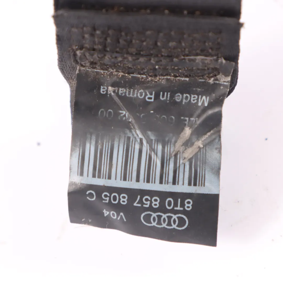Pas Bezpieczeństwa Tylny Lewy Prawy Czarny do Audi A5 8T o numerze 8T0857805C Audi A5 8T Pas Bezpieczeństwa Tylny Lewy Prawy Czarny - SKU 8T0857805C - Numer Części 8T0857805C