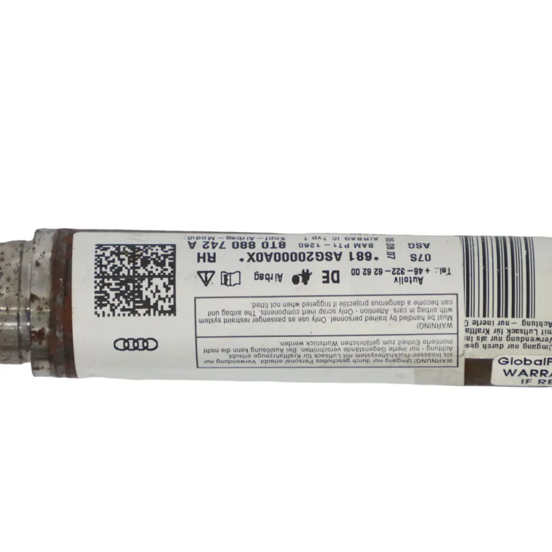 Techo Derecha para Audi A5 8T Coupe Cortina de con número de pieza 8T0880742A Audi A5 8T Coupe Cortina de Techo Derecha - SKU 8T0880742A - Número de pieza 8T0880742A