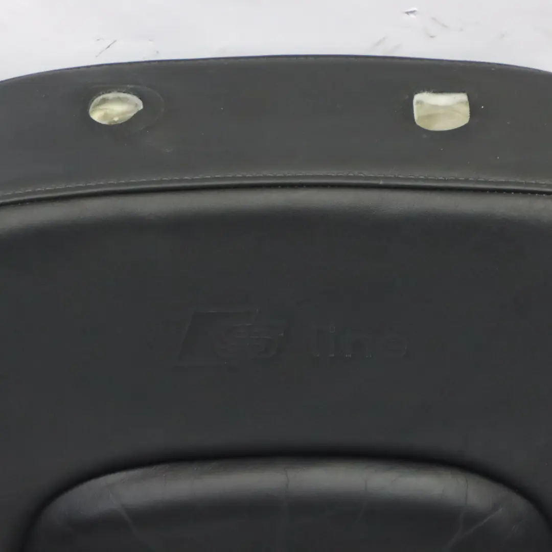 Housse de Dossier de Siège Avant Gauche Sport Cuir Noir Milano Audi A5 8T - SKU 8T0881805H - Numéro de pièce 8T0881805H