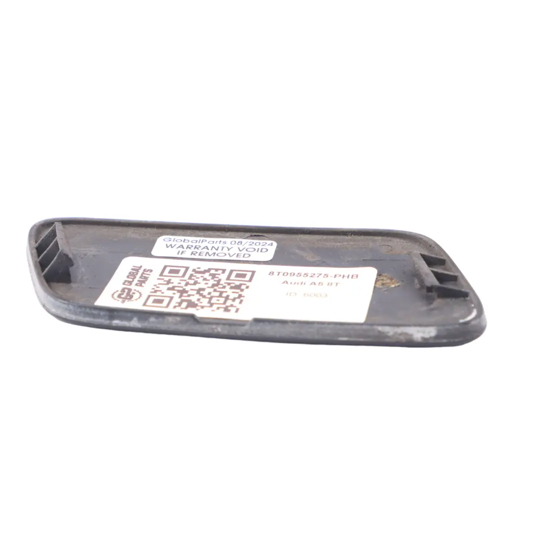 Audi A5 8T Schein Werfer Wasch Anlagen Abdeckung Links Phantom Schwarz - Z9Y - SKU 8T0955275-PHB - Teilenummer 8T0955275-PHB