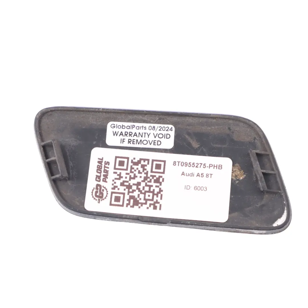 Cuffia Lavafari Sinistra Phantom Black - Z9Y 8T0955275 per Audi A5 8T con numero di parte 8T0955275-PHB Audi A5 8T Cuffia Lavafari Sinistra Phantom Black - Z9Y 8T0955275 - SKU 8T0955275-PHB - Numero di parte 8T0955275-PHB