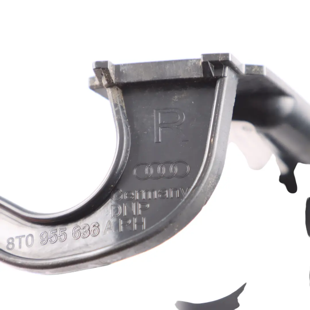 Headlight Washer Cover Mount Bracket Right O/S to Audi A5 8T with Part number 8T0955636A Audi A5 8T Headlight Washer Cover Mount Bracket Right O/S - SKU 8T0955636A - Part number 8T0955636A
