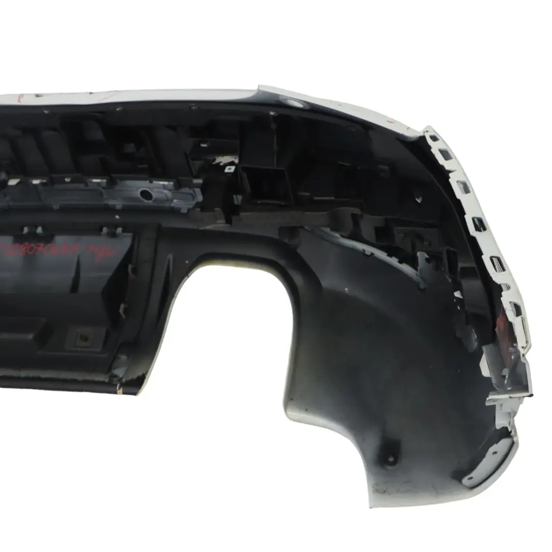 Bumper Trim Panel Covering Glacier White Pearl - S9R to Audi Q3 8U Rear with Part number 8U0807067E Audi Q3 8U Rear Bumper Trim Panel Covering Glacier White Pearl - S9R - SKU 8U0807067E-MGW - Part number 8U0807067E