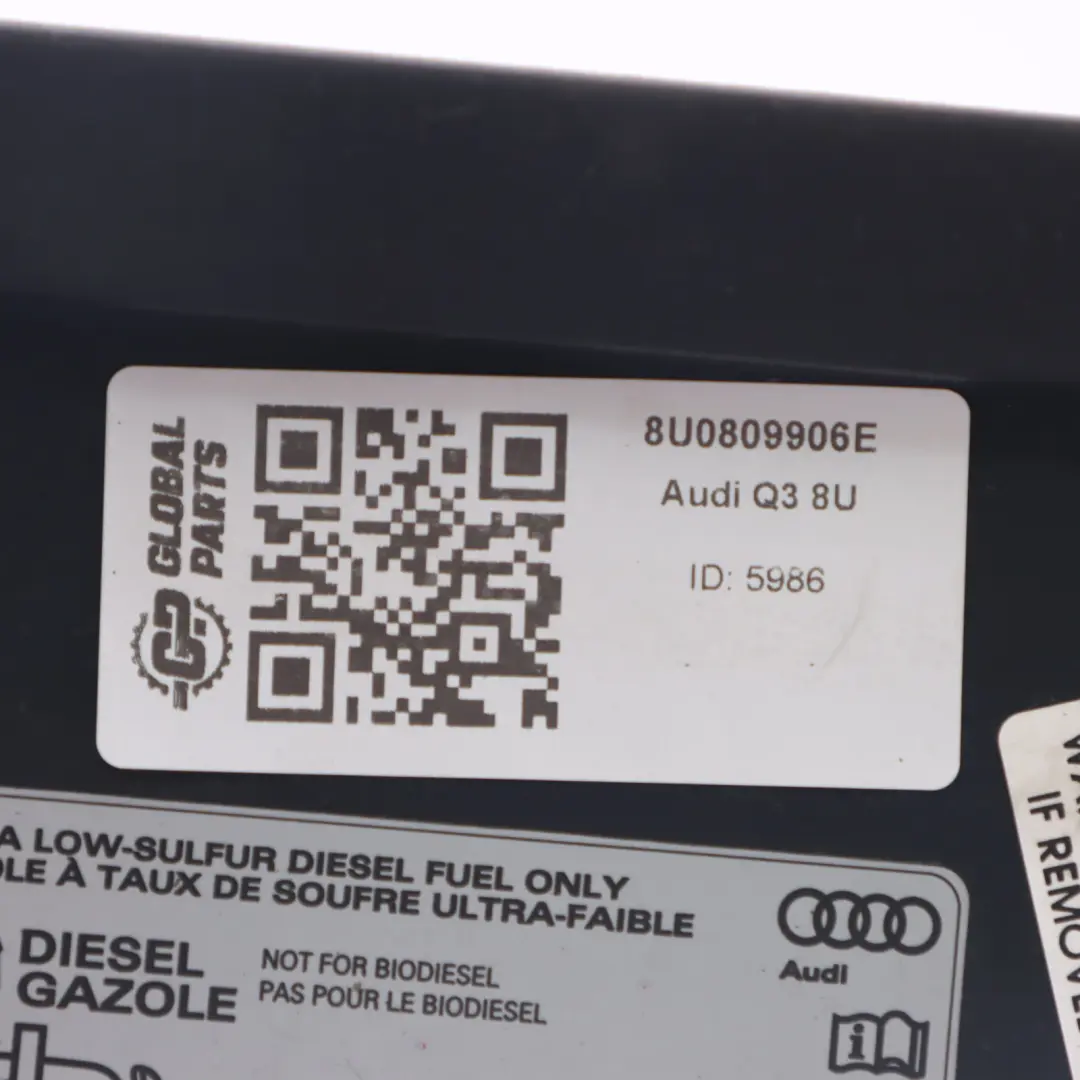 Filler Fill Flap Cover Cap to Audi Q3 8U Fuel with Part number 8U0809906E Audi Q3 8U Fuel Filler Fill Flap Cover Cap - SKU 8U0809906E - Part number 8U0809906E