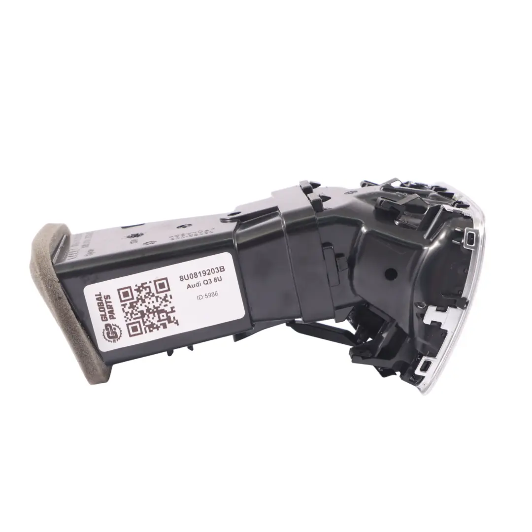 Audi Q3 8U Rear Centre Console Fresh Air Vent Grille Trim Cover - SKU 8U0819203B - Part number 8U0819203B