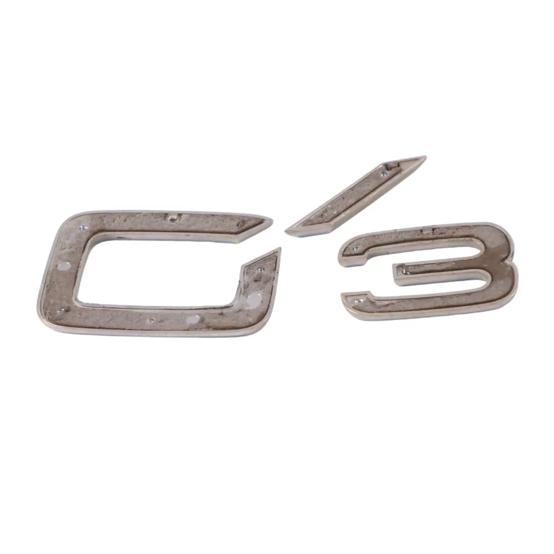 Audi Q3 U8 Emblema insignia portón trasero Bootlid escotilla trasera - SKU 8U0853741 - Número de pieza 8U0853741