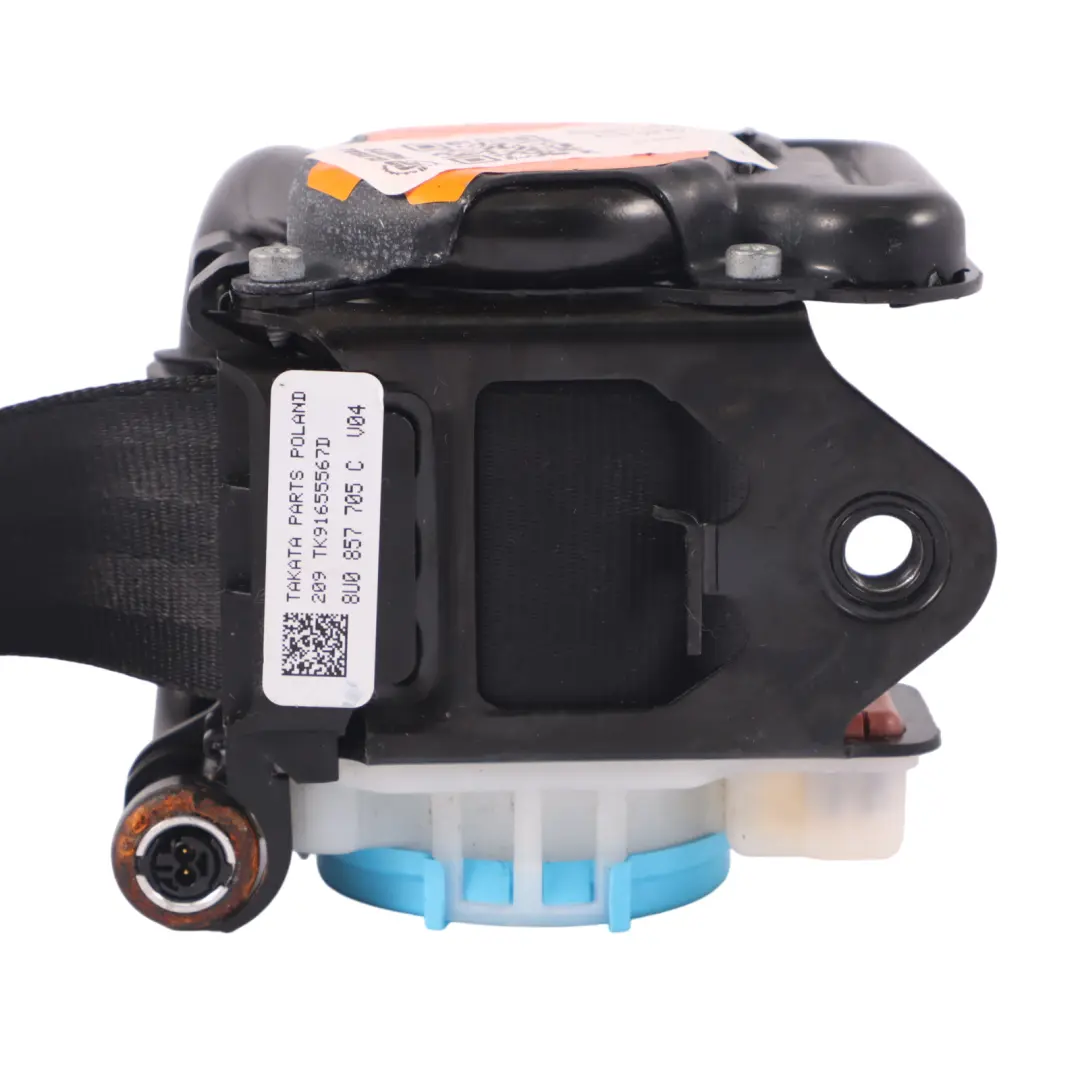 Audi Q3 8U Front Upper Seat Belt Left N/S Pretensioner - SKU 8U0857705C - Part number 8U0857705C