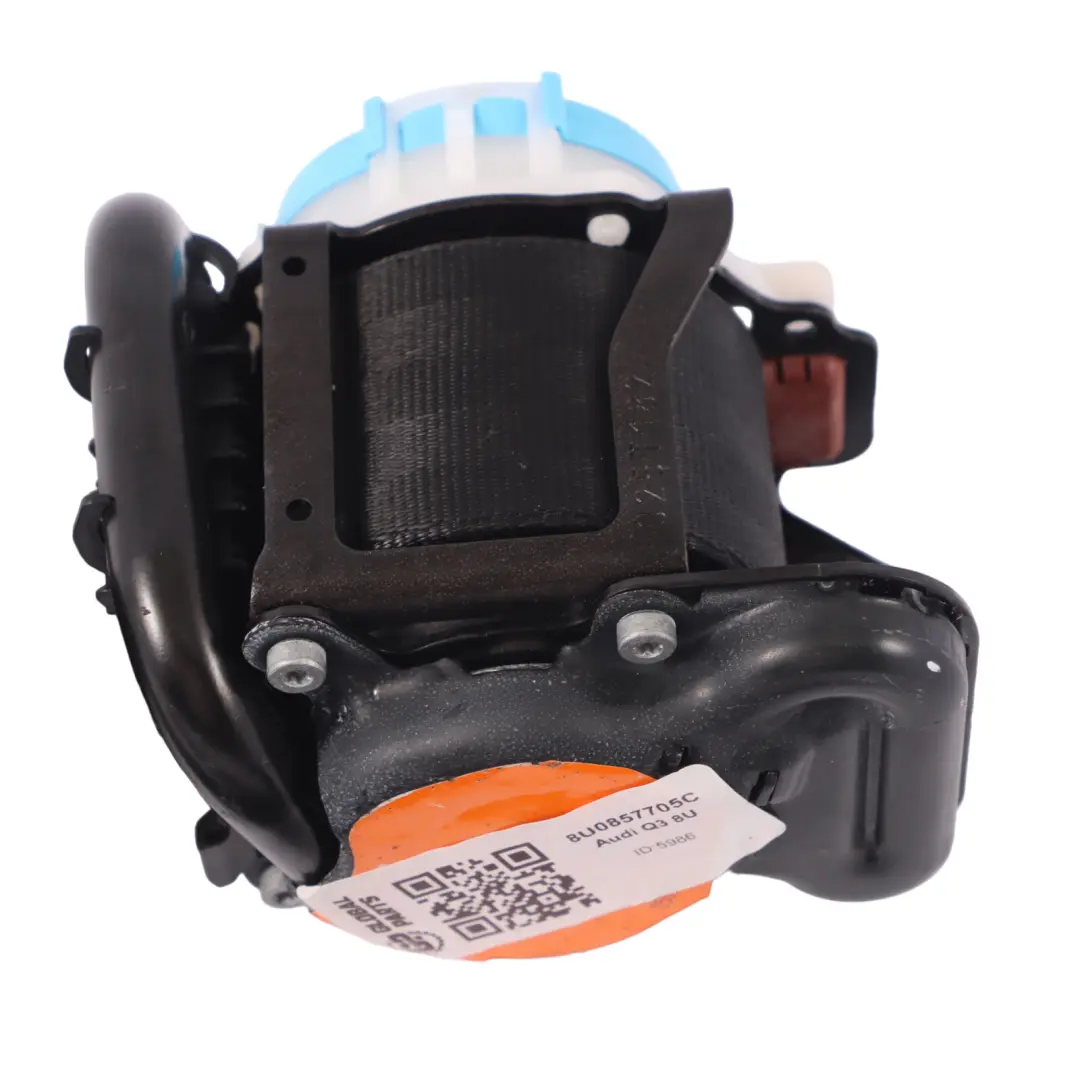 Audi Q3 8U Front Upper Seat Belt Left N/S Pretensioner - SKU 8U0857705C - Part number 8U0857705C