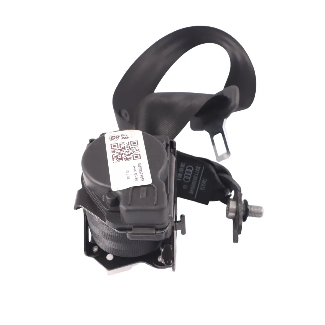Audi Q3 8U Rear Upper Seat Belt Left Right N/O/S - SKU 8U0857805B - Part number 8U0857805B