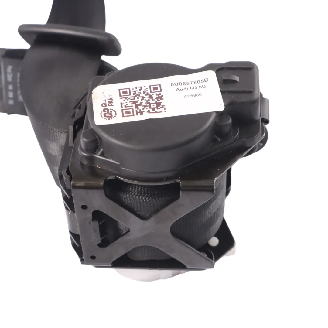Cintura sicurezza posteriore superiore sinistra destra per Audi Q3 8U con numero di parte 8U0857805B Audi Q3 8U Cintura sicurezza posteriore superiore sinistra destra - SKU 8U0857805B - Numero di parte 8U0857805B