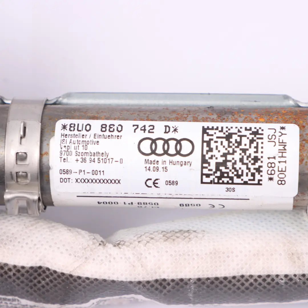 Audi Q3 8U Kurtyna Powietrzna Airbag Prawa 8U0880741D - SKU 8U0880742D - Numer Części 8U0880742D