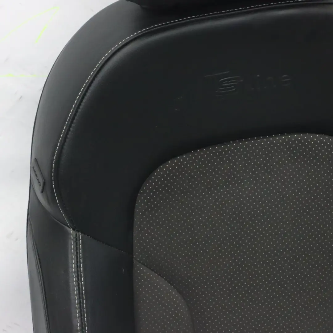 Audi Q3 8U Sport Seat Delantero Derecho S-Line Interior Medio Cuero Negro Plata - SKU 8U0881806AL-1 - Número de pieza 8U0881806AL