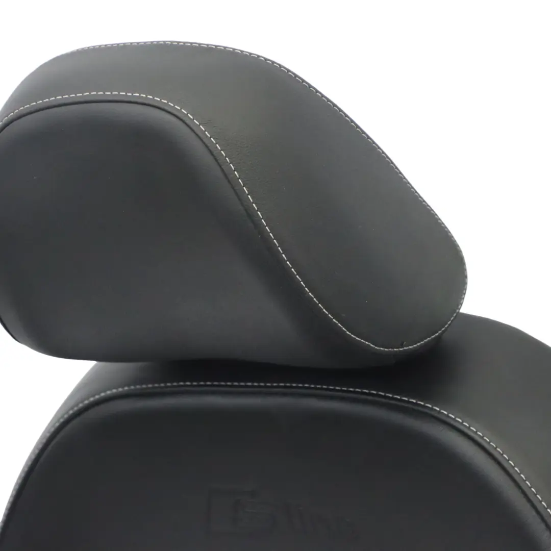 Audi Q3 8U Sport Seat Front Right O/S S-Line Interior Half Leather Black Silver - SKU 8U0881806AL-1 - Part number 8U0881806AL