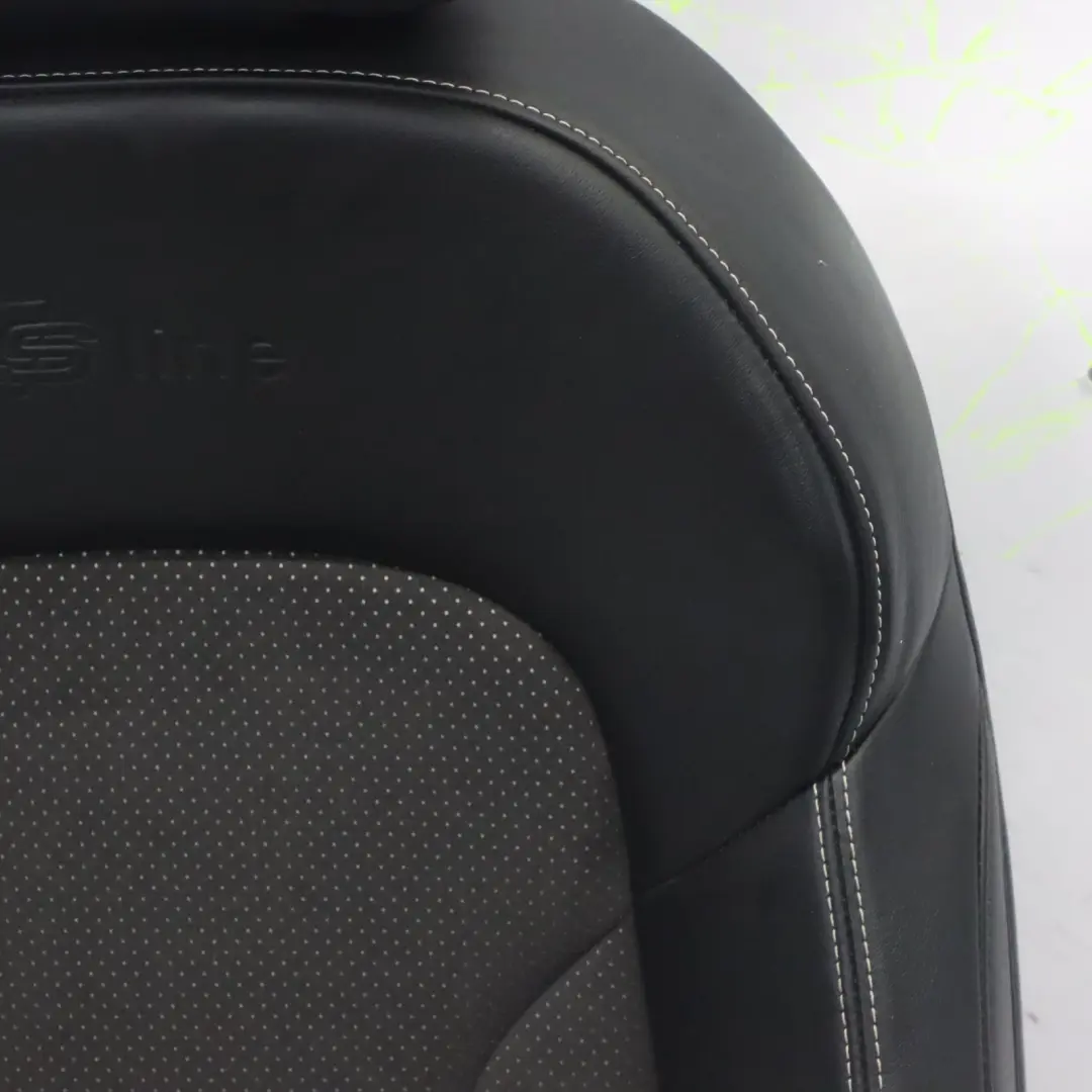 Audi Q3 8U Sportsitz Vorne Rechts S-Line Interieur Halbleder Schwarz Silber - SKU 8U0881806AL-1 - Teilenummer 8U0881806AL