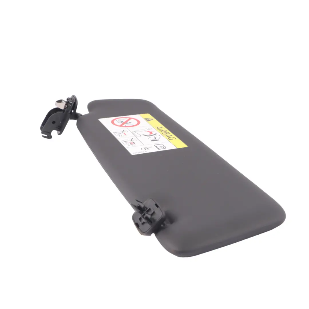 Audi A3 8U Sun Visor Left N/S Sunvisor Mirror Panel Black - SKU 8U2857551C - Part number 8U2857551C