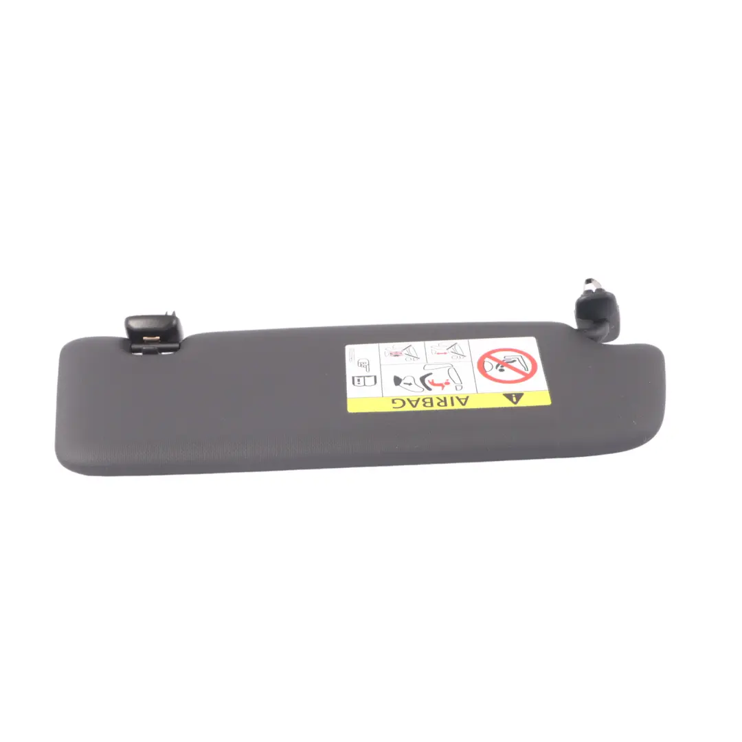 Audi A3 8U Sun Visor Left N/S Sunvisor Mirror Panel Black - SKU 8U2857551C - Part number 8U2857551C