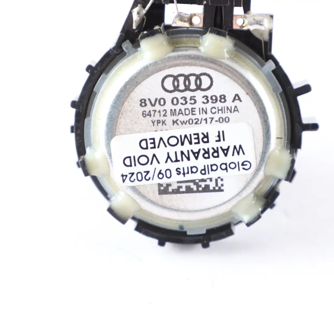 A-Pillar Speaker Tweeter Front Left Right N/O/S Audi A3 8V - SKU 8V0035398A - Part number 8V0035398A