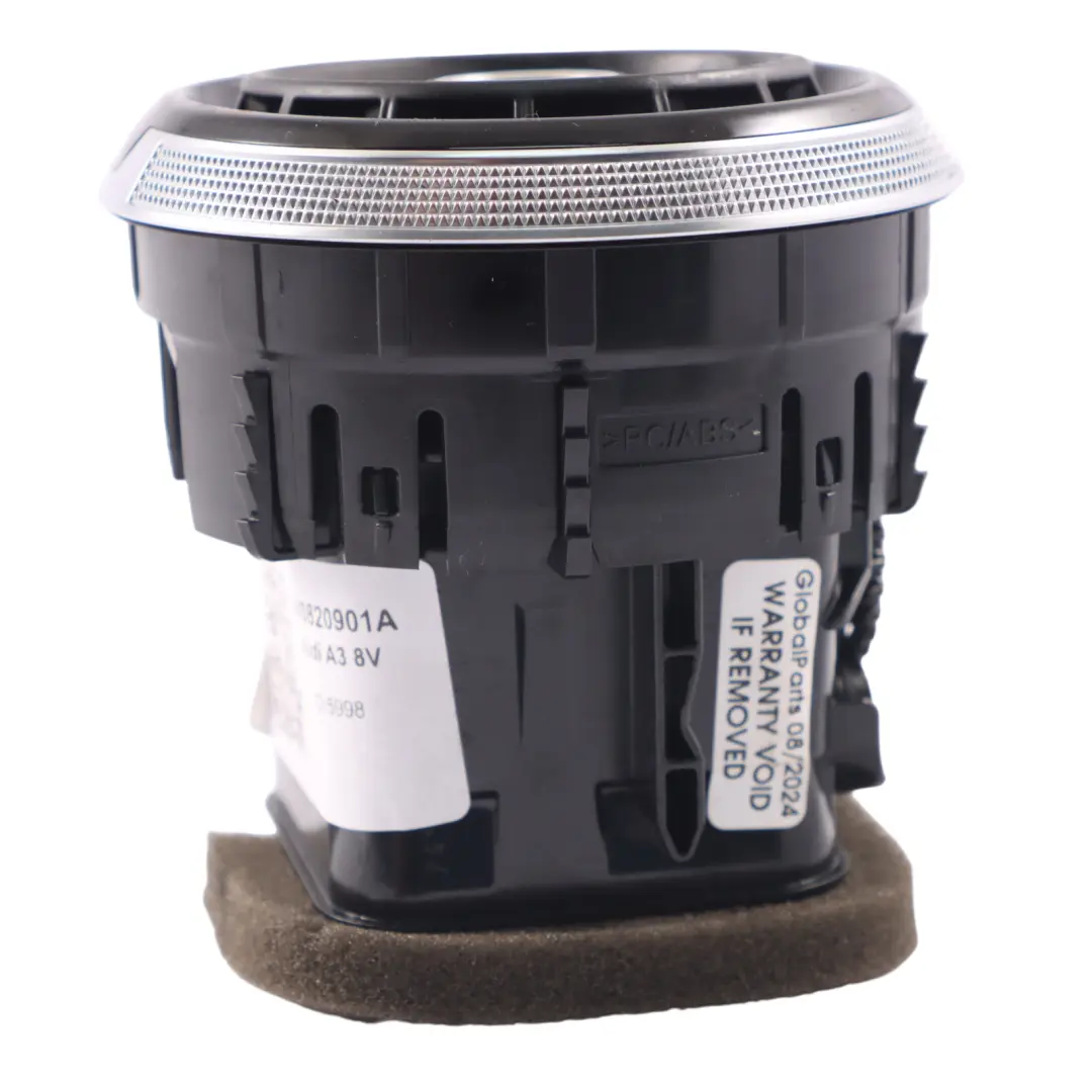 Audi A3 8V Tableau de Bord Ventilation Chauffage Panneau Central - SKU 8V0820901A - Numéro de pièce 8V0820901A
