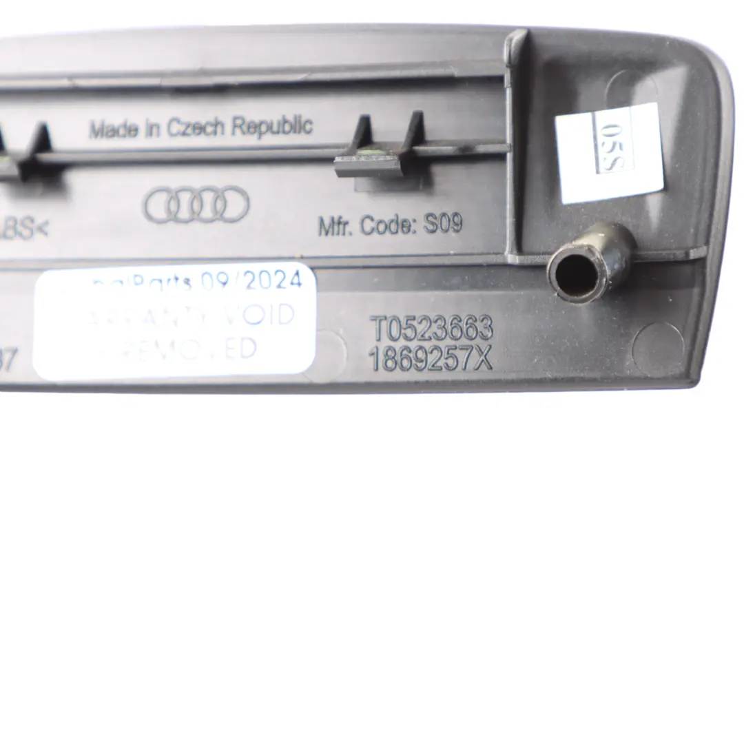 Audi A3 8V Dashboard Dash Centre Trim Panel Covering Flap - SKU 8V0857237 - Part number 8V0857237