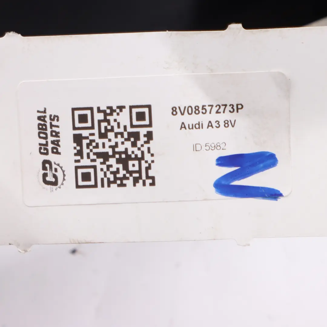 Multimedia Display Screen Radio Sat Nav Head Unit to Audi A3 8V with Part number 8V0857273P Audi A3 8V Multimedia Display Screen Radio Sat Nav Head Unit - SKU 8V0857273P - Part number 8V0857273P