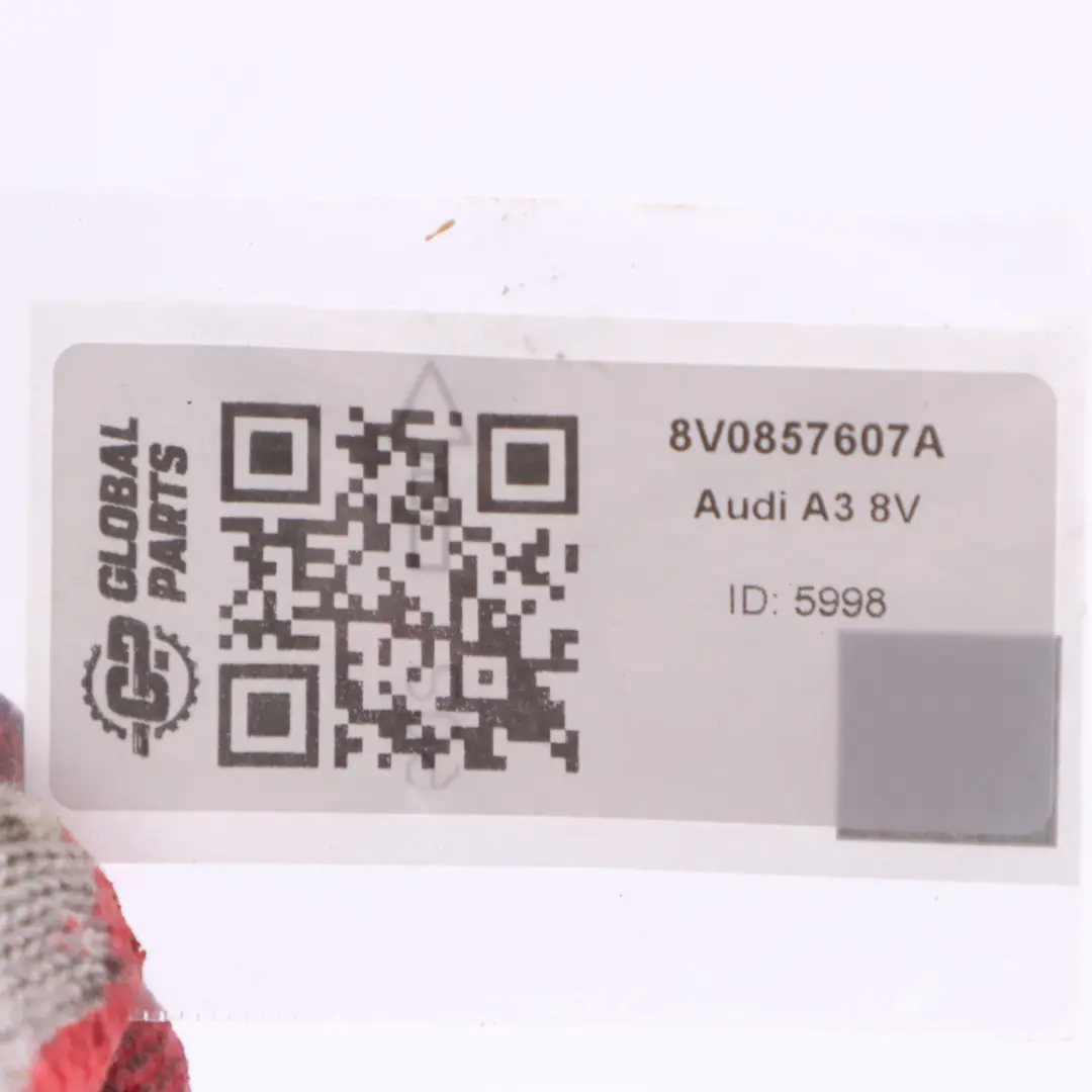 Audi A3 8V Maniglia interna tetto posteriore sinistra cabina nera - SKU 8V0857607A - Numero di parte 8V0857607A