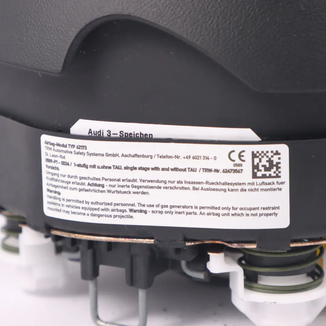 Unité de module d'air au volant du conducteur pour Audi Q3 8U S Line à propos du numéro de pièce 8V0880201AC Audi Q3 8U S Line Unité de module d'air au volant du conducteur - SKU 8V0880201AC - Numéro de pièce 8V0880201AC