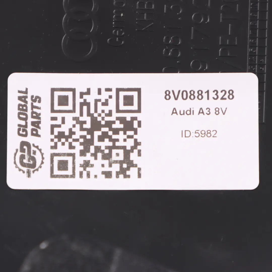 Audi A3 V8 Osłona Zaślepka Fotela - SKU 8V0881328 - Numer Części 8V0881328