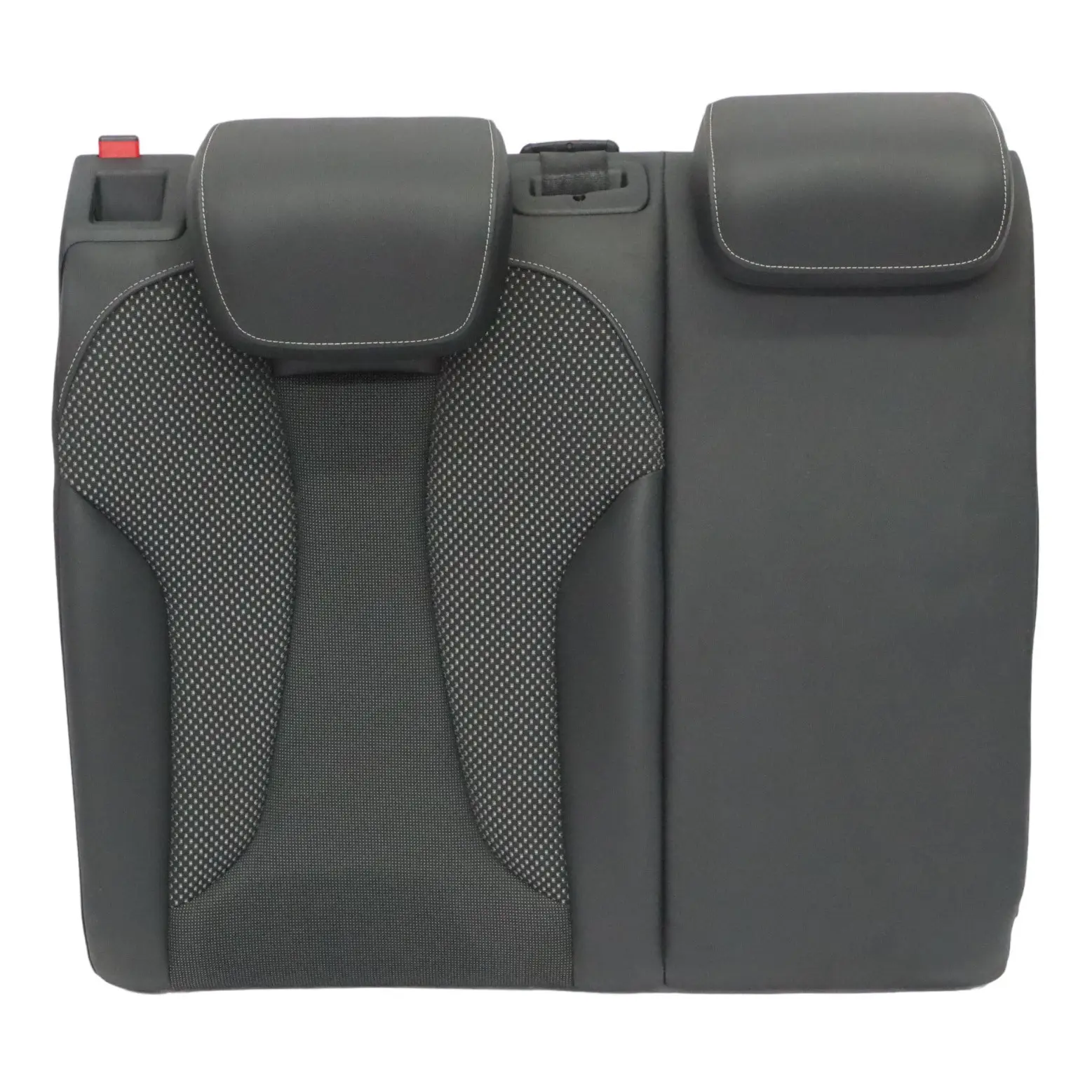 Audi A3 8V Seat Backrest Cover Rear Right O/S Leather Fabric Soul Black Silver