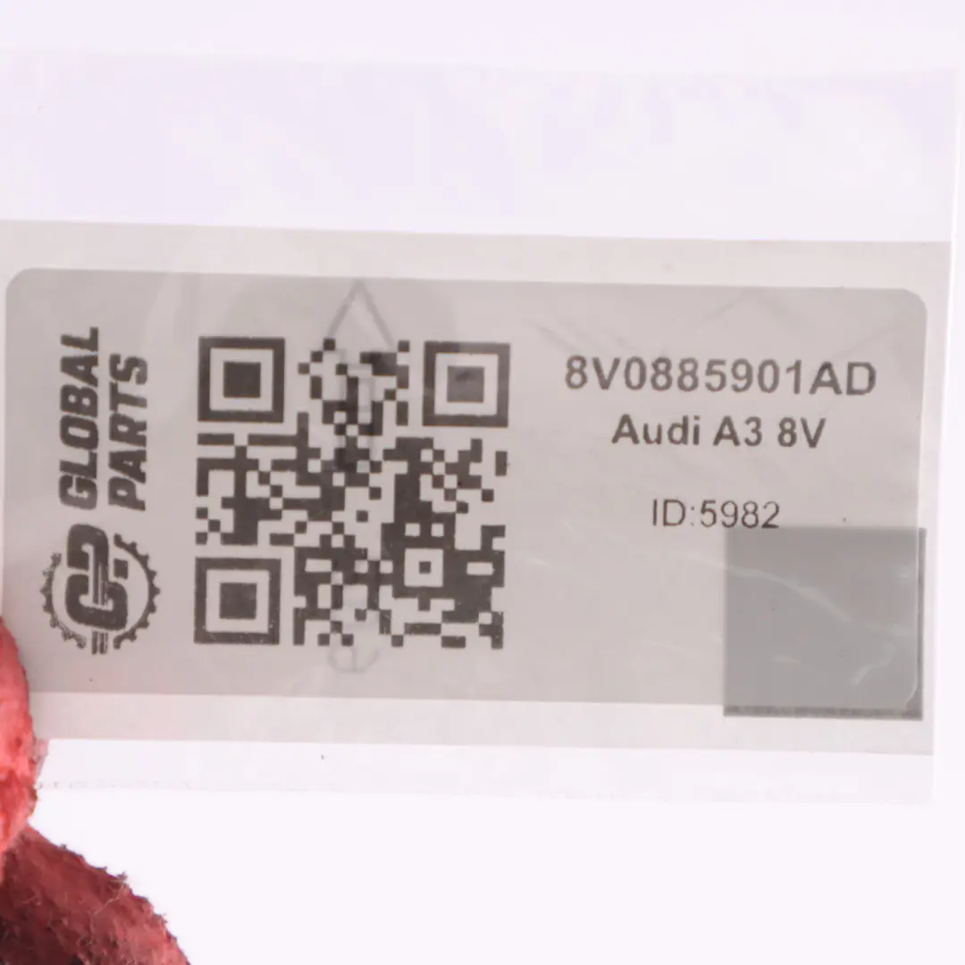 Audi A3 8V Zagłówek Tylny Lewy Prawy Czarna Skóra - SKU 8V0885901AD - Numer Części 8V0885901AD