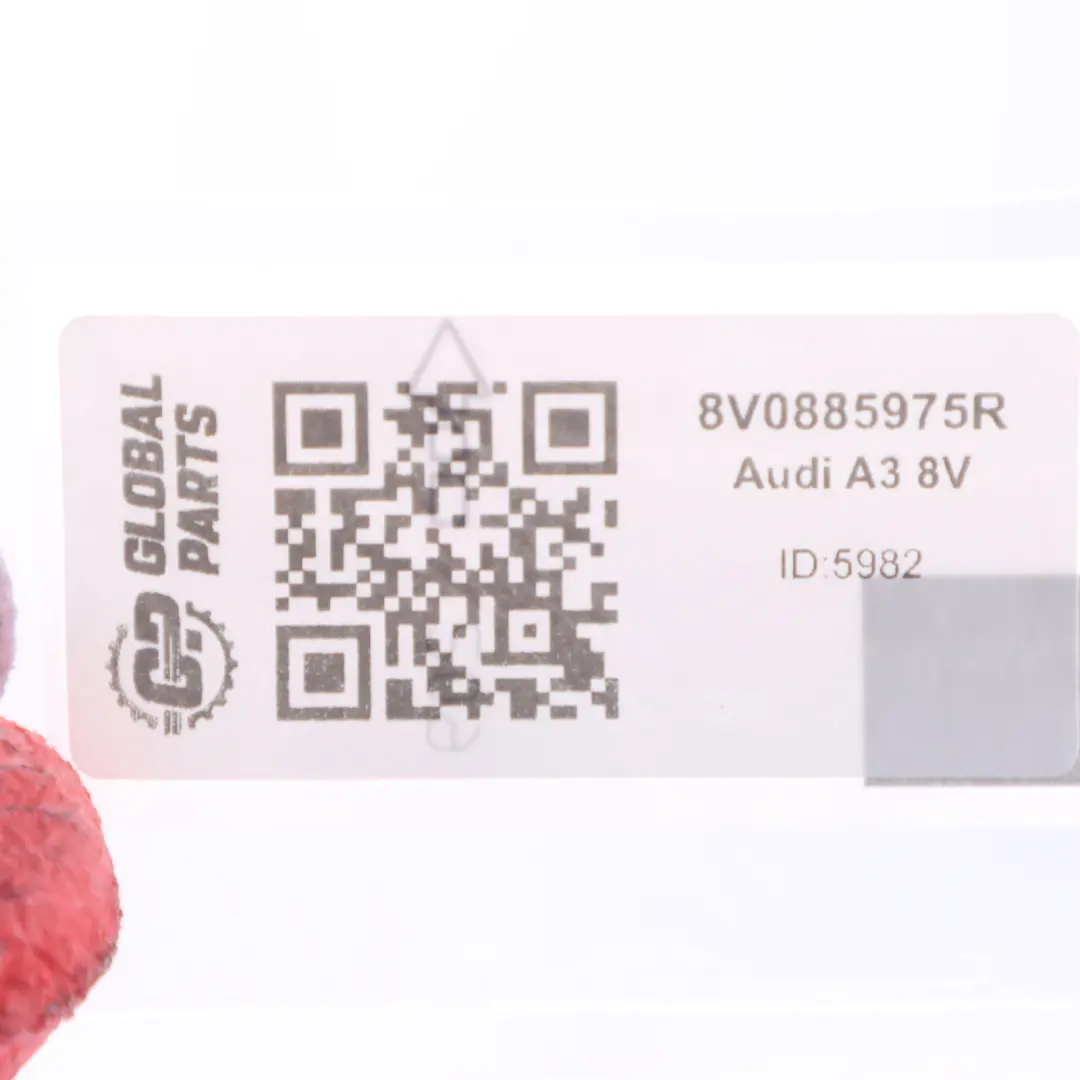 Audi A3 8V Zagłówek Środkowy Tylny Skóra Czarna - SKU 8V0885975R - Numer Części 8V0885975R