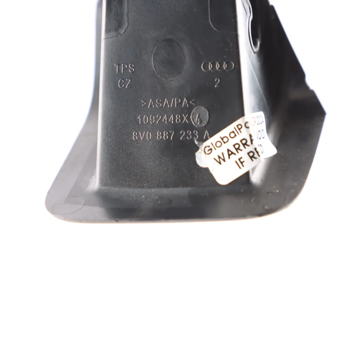 Audi A3 8V Kinder Sitz Halterung Isofix Halterung Haken - SKU 8V0887233A - Teilenummer 8V0887233A