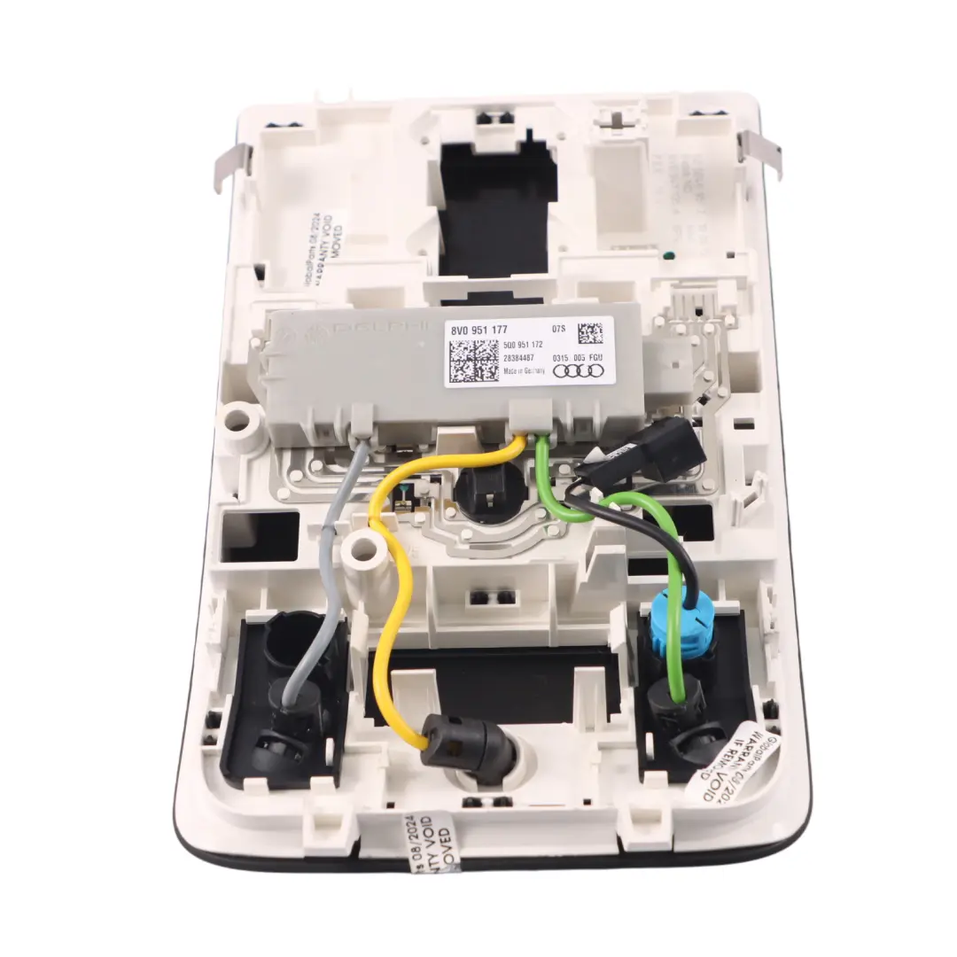 Luz techo delantera lectura interior Panel interruptores para Audi A3 8V con número de pieza 8V0947135A Audi A3 8V Luz techo delantera lectura interior Panel interruptores - SKU 8V0947135A - Número de pieza 8V0947135A