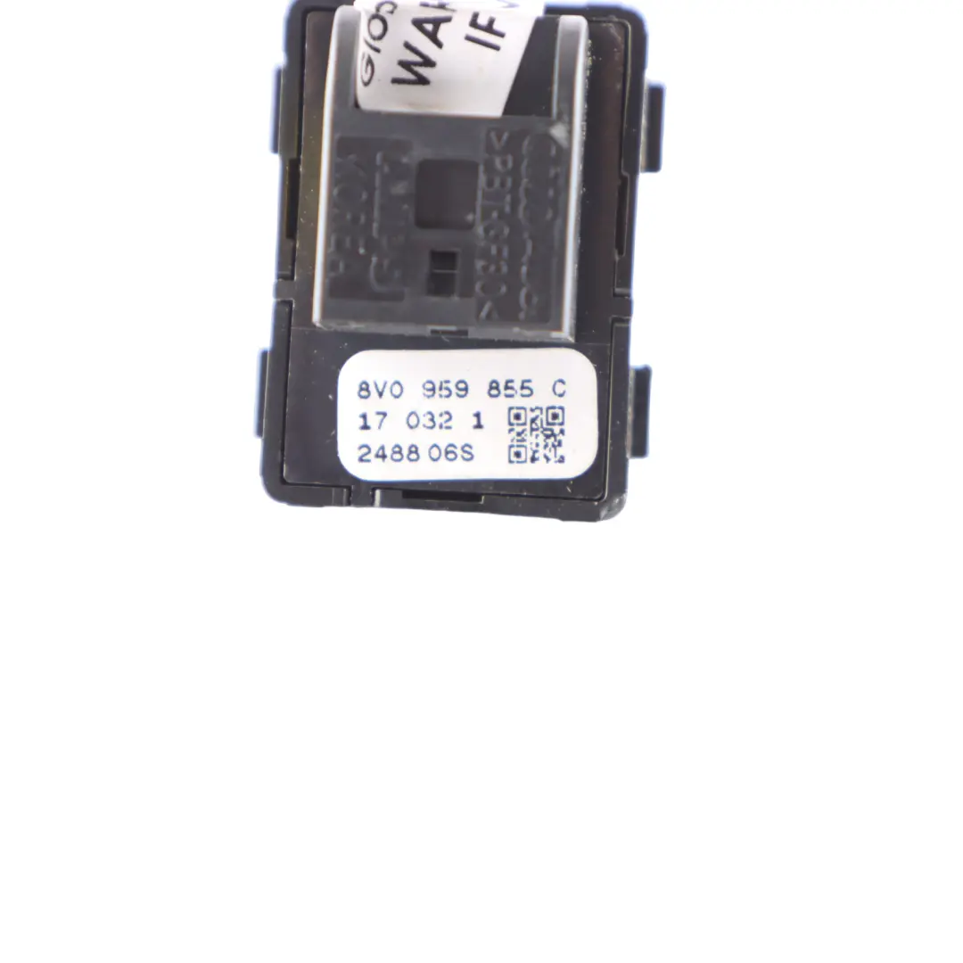 Elettrico Controllo Finestra Pulsante Anteriore Posteriore per Audi A3 8V con numero di parte 8V0959855C Audi A3 8V Elettrico Controllo Finestra Pulsante Anteriore Posteriore - SKU 8V0959855C - Numero di parte 8V0959855C