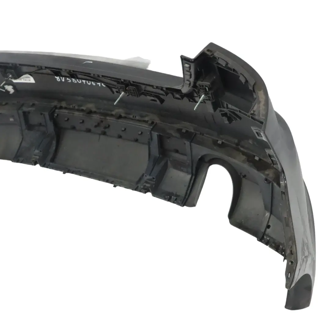 Bumper Trim Panel Covering Phantom Black - Z9Y to Audi A3 8V Rear with Part number 8V3807067C Audi A3 8V Rear Bumper Trim Panel Covering Phantom Black - Z9Y - SKU 8V3807067C-PHB - Part number 8V3807067C