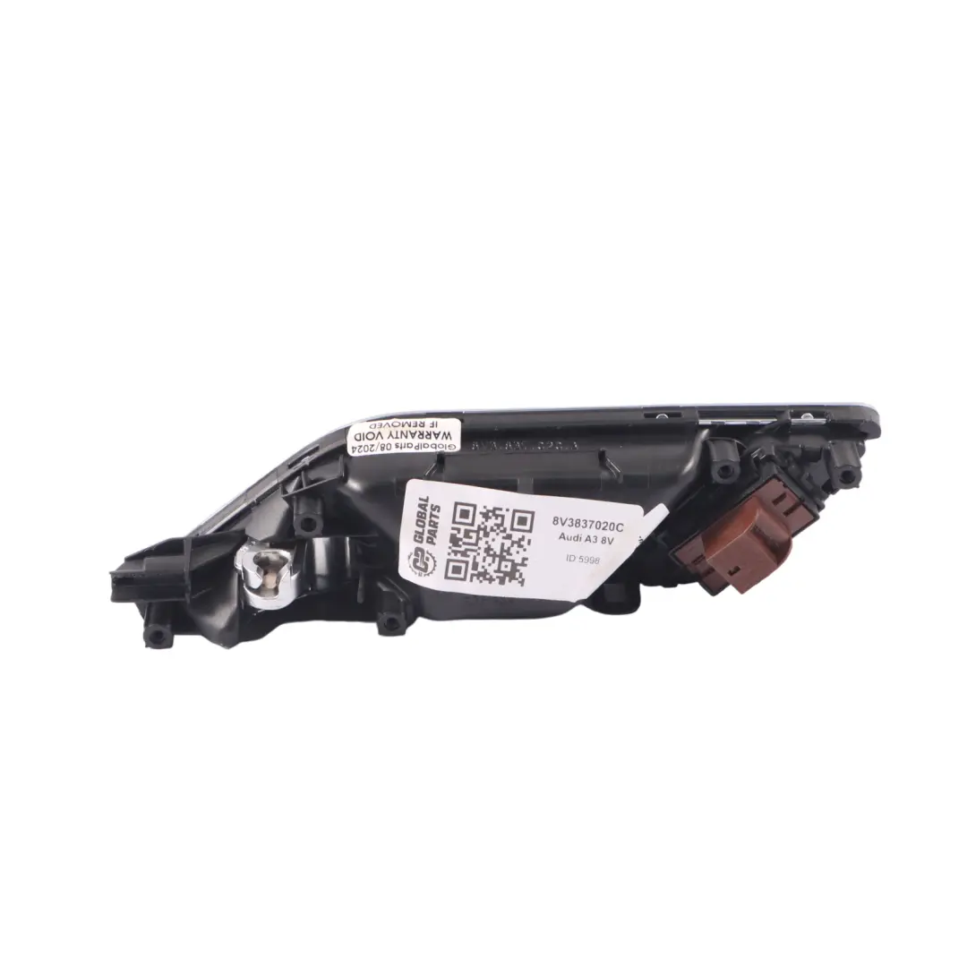 Audi A3 8V Door Handle Interior Front Right O/S Grab Pull - SKU 8V3837020C - Part number 8V3837020C