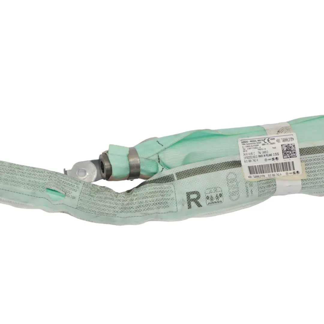 Audi A3 8V Modulo Aria Tendina Destra Lato Tetto Headliner Unità - SKU 8V3880742A - Numero di parte 8V3880742A