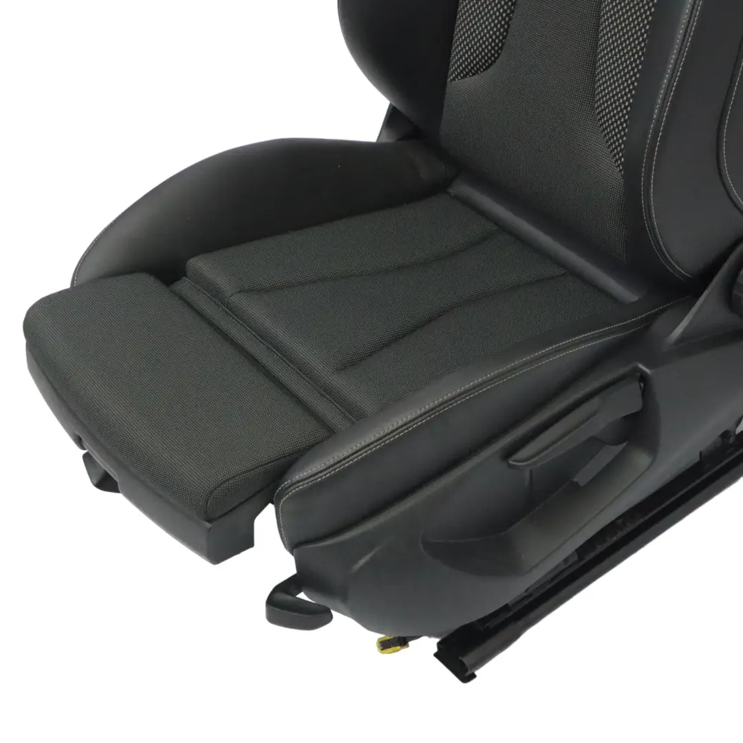 Audi A3 8V Sedile Anteriore Sinistro 3 Porte S Line Mezza Pelle Nero Argento - SKU 8V3881805G-1 - Numero di parte 8V3881805G