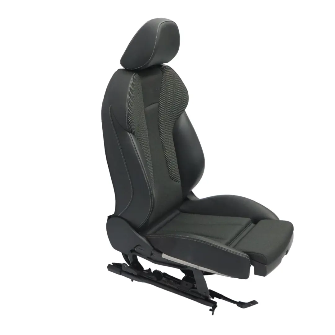 Audi A3 8V Siège Avant Gauche 3 Porte S Line Demi Cuir Soul Black Silver - SKU 8V3881805G-1 - Numéro de pièce 8V3881805G