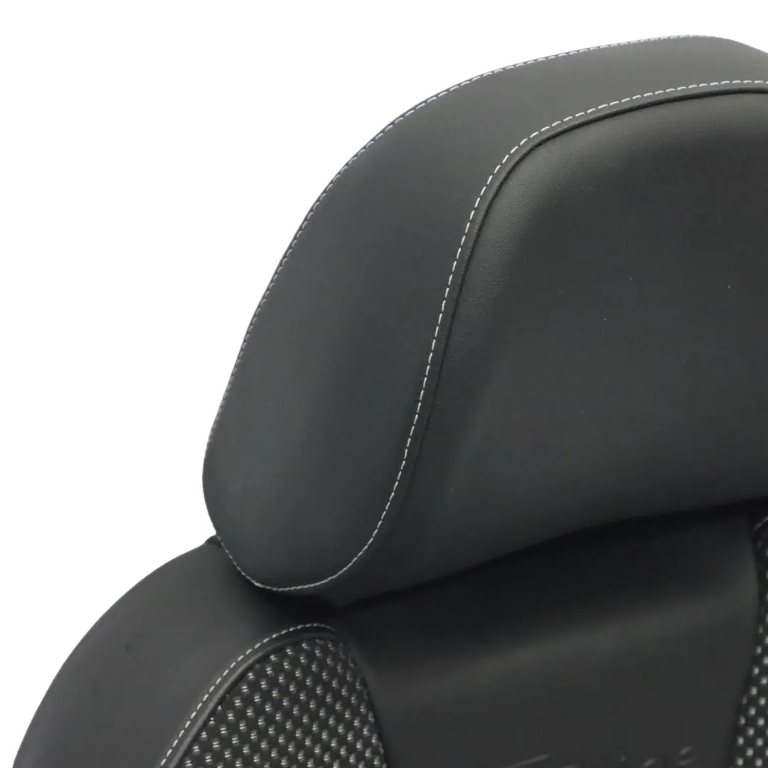 Audi A3 8V 3-drzwiowy Fotel Przedni Lewy Przód S-Line Półskóra Czarne - SKU 8V3881805G-1 - Numer Części 8V3881805G