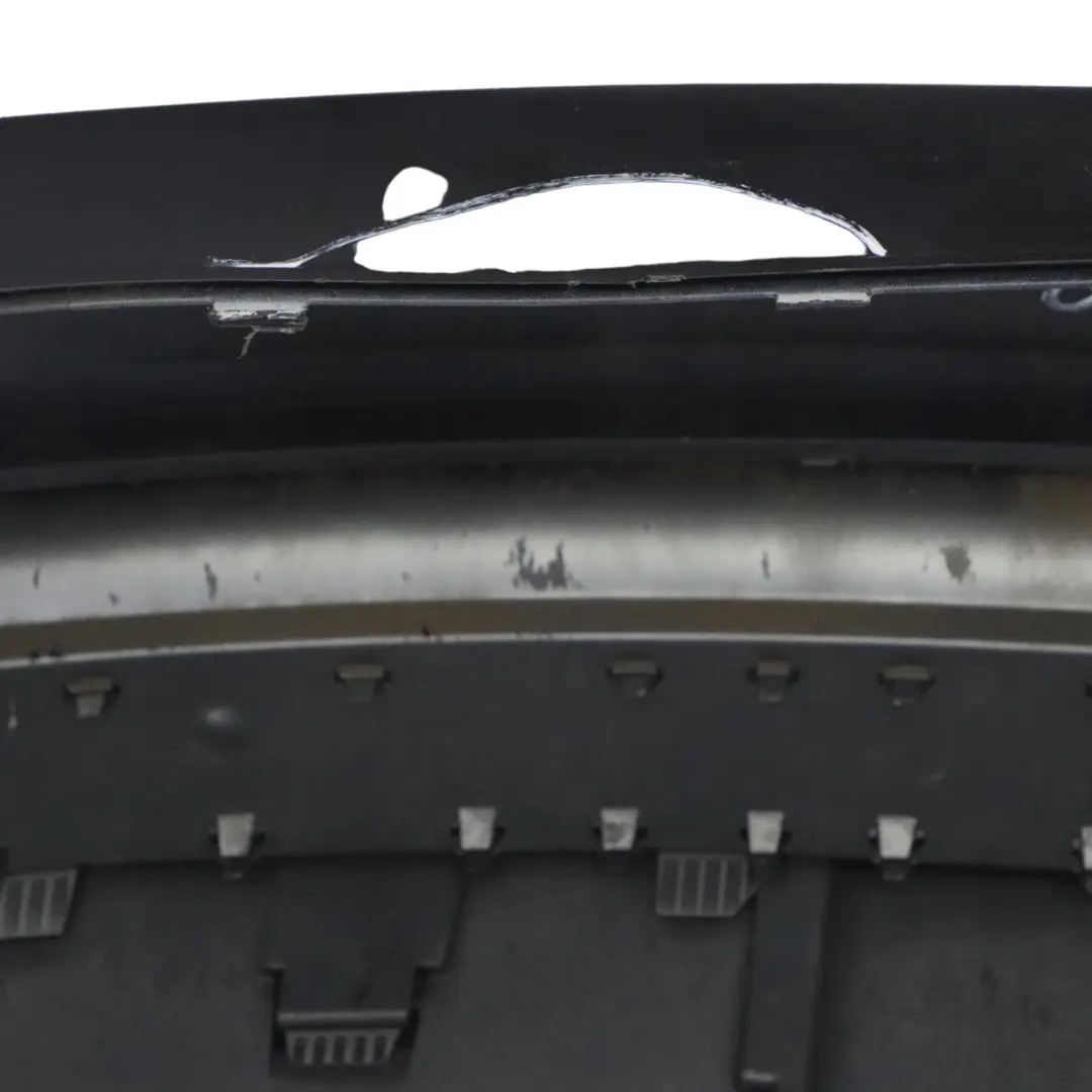 Bumper Trim Panel Covering Phantom Black - Z9Y to Audi A1 8X Rear with Part number 8X0807068E Audi A1 8X Rear Bumper Trim Panel Covering Phantom Black - Z9Y - SKU 8X0807068E-PHB - Part number 8X0807068E