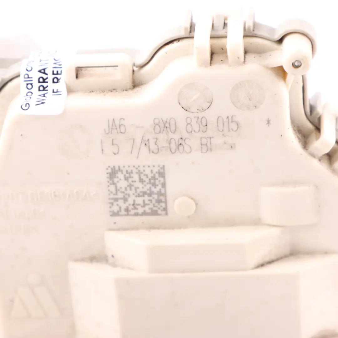 Puerta Trasera Izquierda Mecanismo Actuador Pestillo para Audi A1 8X con número de pieza 8X0839015 Audi A1 8X Puerta Trasera Izquierda Mecanismo Actuador Pestillo - SKU 8X0839015 - Número de pieza 8X0839015