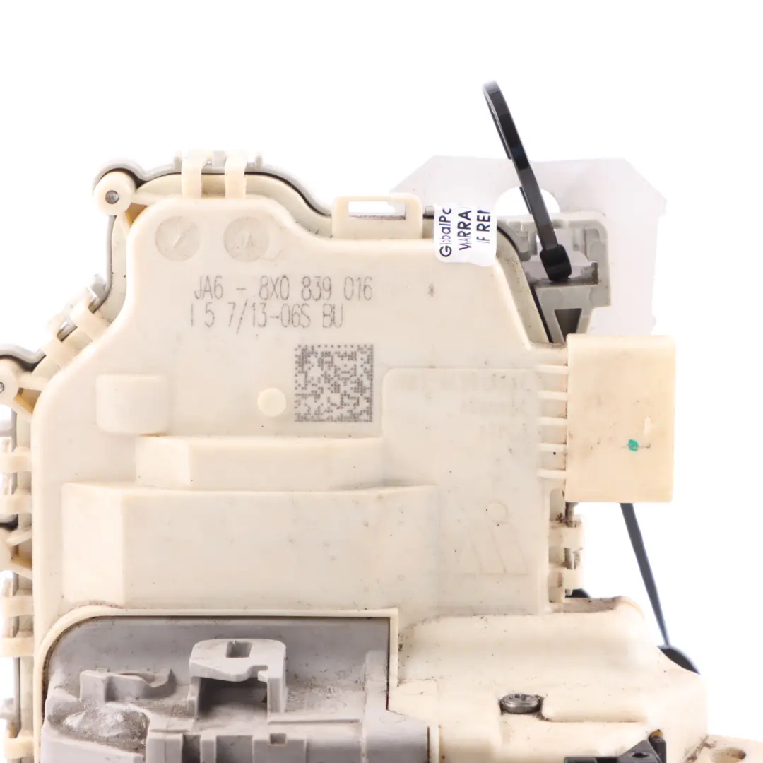 Cerradura Puerta Trasera Derecha Mecanismo Pestillo para Audi A1 8X con número de pieza 8X0839016 Audi A1 8X Cerradura Puerta Trasera Derecha Mecanismo Pestillo - SKU 8X0839016 - Número de pieza 8X0839016