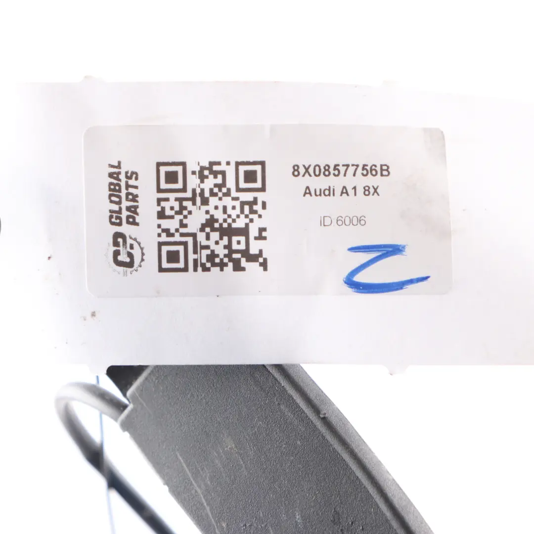 Gurtschloss Vorne Rechts Gurtstraffer für Audi A1 8X mit Teilenummer 8X0857756B Audi A1 8X Gurtschloss Vorne Rechts Gurtstraffer - SKU 8X0857756B - Teilenummer 8X0857756B