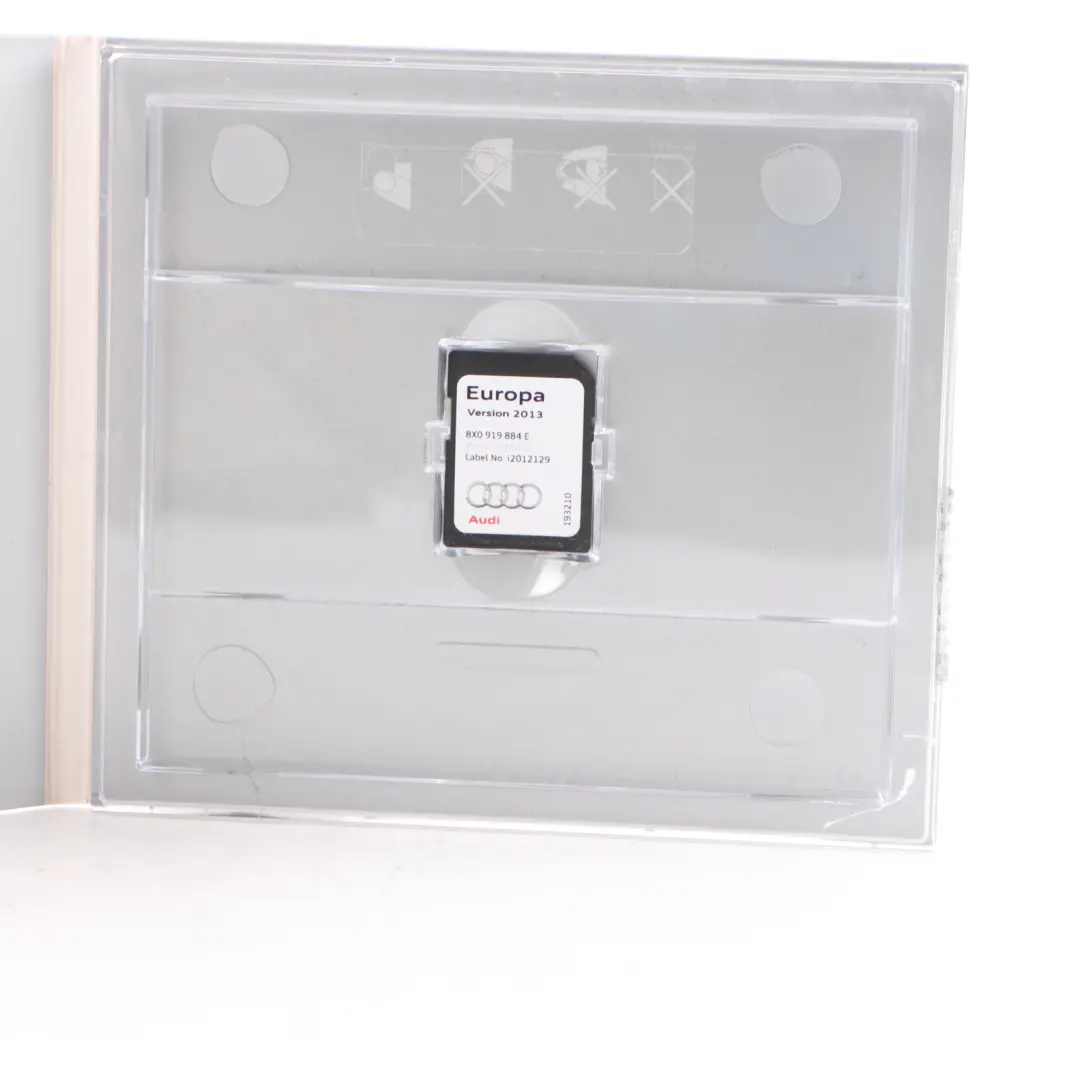 Audi Q3 8U SD Card Map Pilot Navigation Europe 2013 - SKU 8X0919884E-1 - Part number 8X0919884E