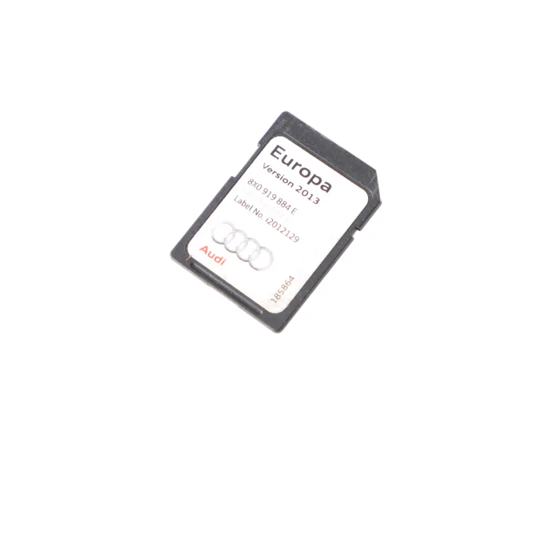 Audi Q3 8U A1 8X SD Card Map Pilot Navigation Europe 2013 - SKU 8X0919884E - Part number 8X0919884E