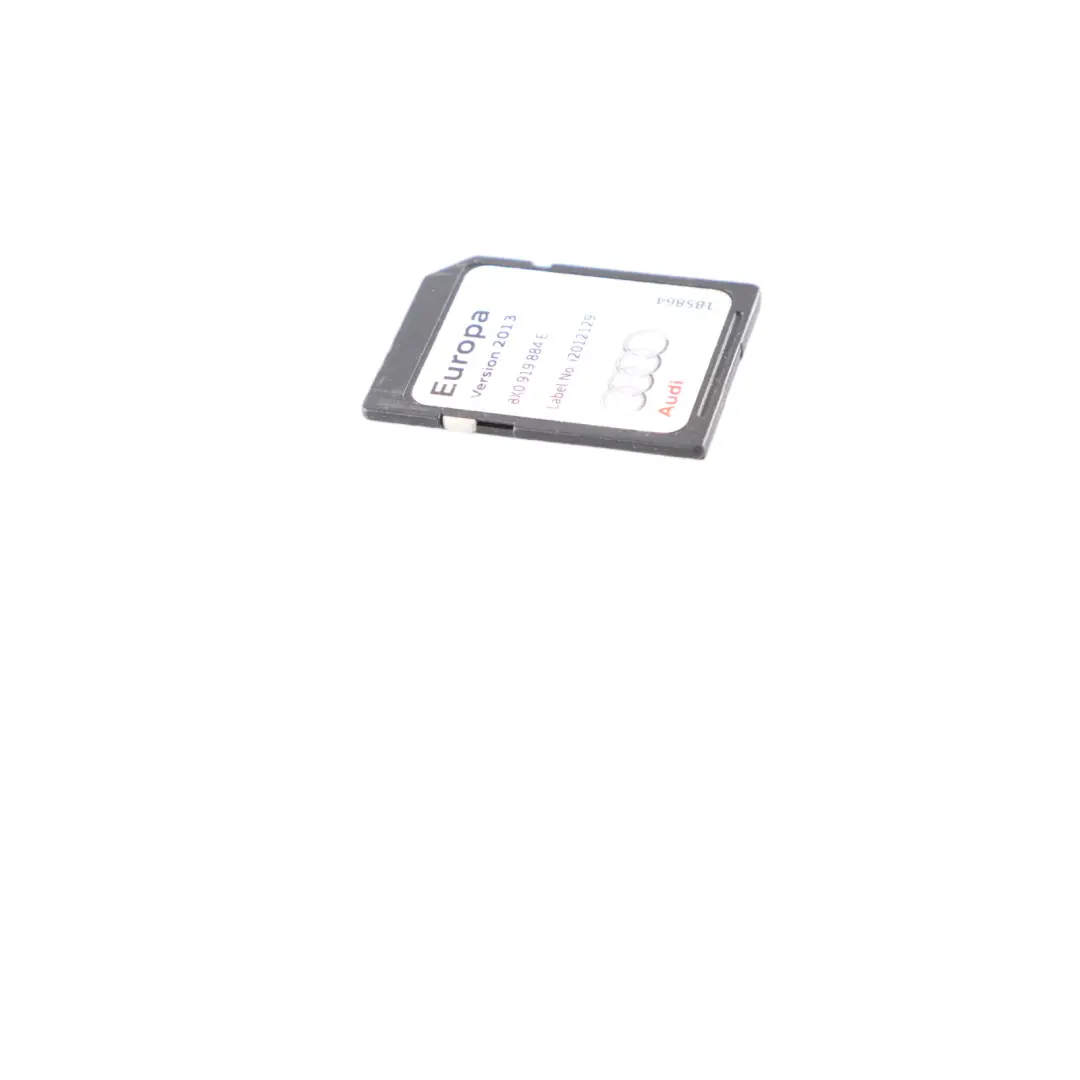 Card Map Pilot Navigation Europe 2013 to Audi Q3 8U A1 8X SD with Part number 8X0919884E Audi Q3 8U A1 8X SD Card Map Pilot Navigation Europe 2013 - SKU 8X0919884E - Part number 8X0919884E